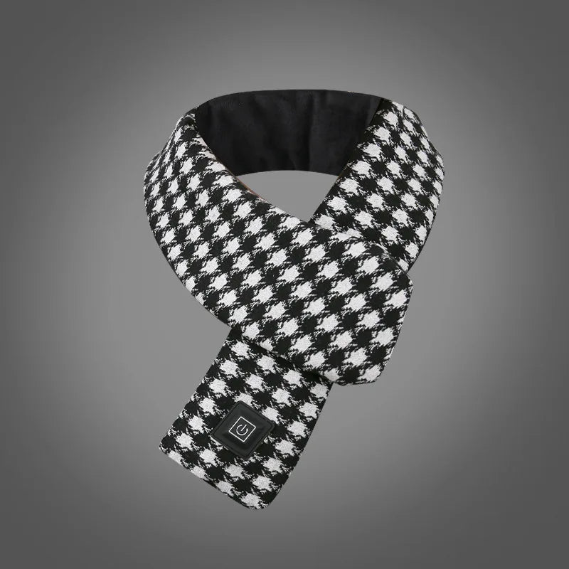 USB-Heizschal, Farbe Black Grid