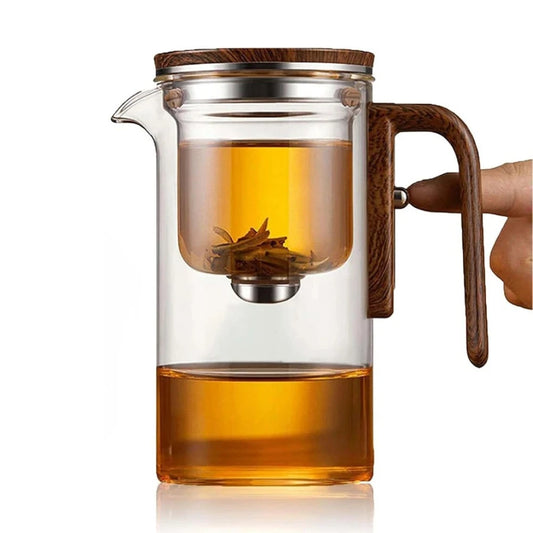 Théière en bois