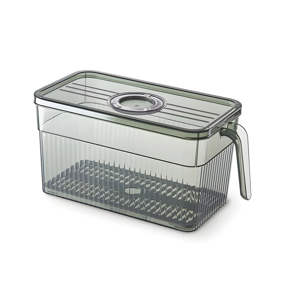 Boîte de rangement pour frigo avec égouttoir