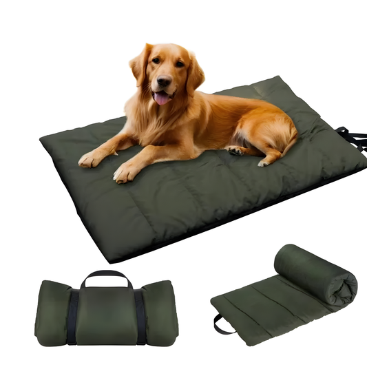 Alfombra de viaje enrollable para perros