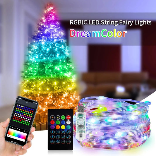 Luci LED albero di Natale controllo totale