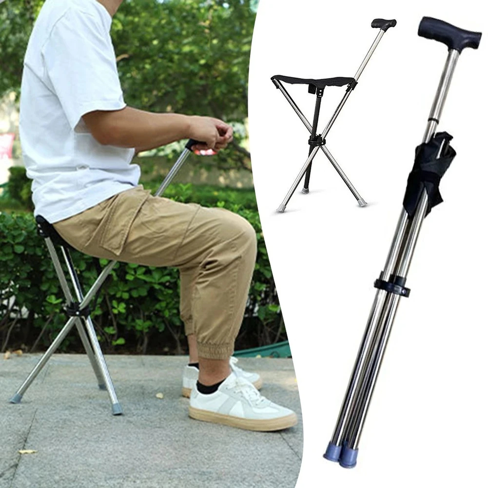 Faltbarer Stockhocker
