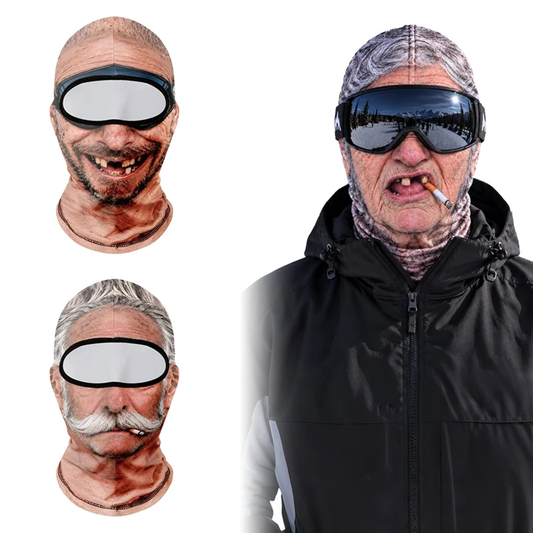 Cagoule visage de grand-père