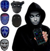 Máscara LED facial Halloween controlada por app