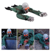 Animated crawling Halloween zombie