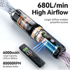 Cordless handheld vacuum and blower