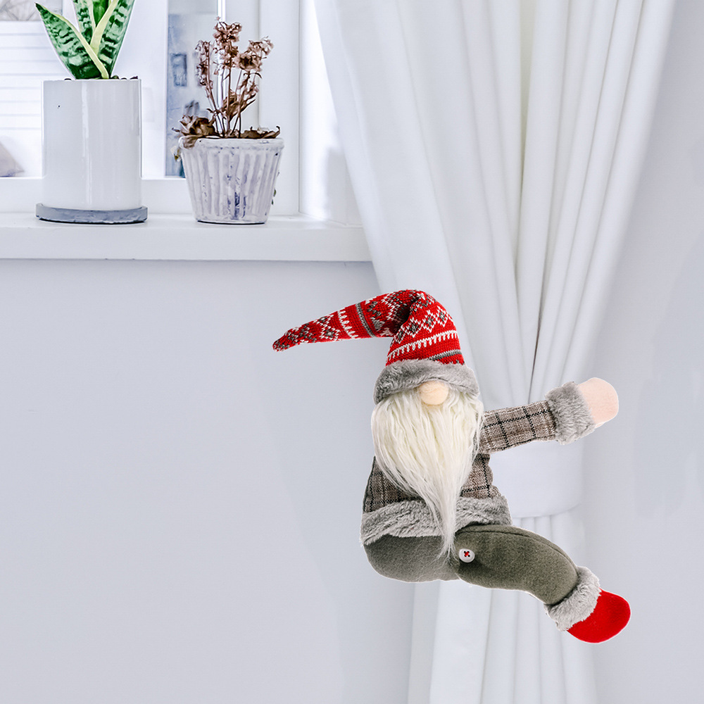 Embrasse de rideau gnome de Noël