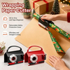 Taglierina per carta regalo con dispenser di nastro adesivo
