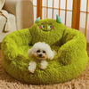 Cuccia rotonda in peluche per animali