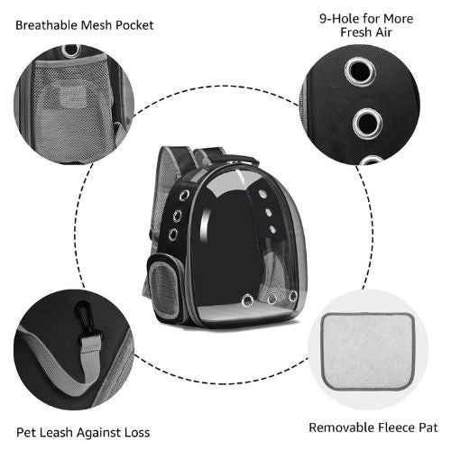 Sac à dos transporteur pour chat