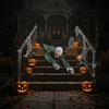 Animated crawling Halloween zombie