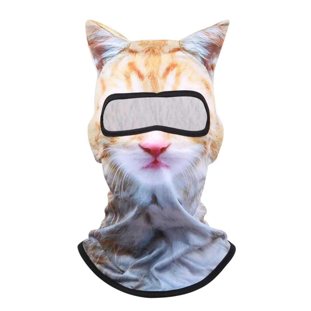 Cagoule 3D tête d'animal