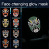 Máscara LED facial Halloween controlada por app