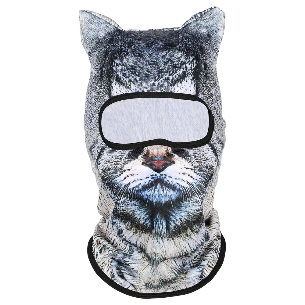 Cagoule 3D tête d'animal