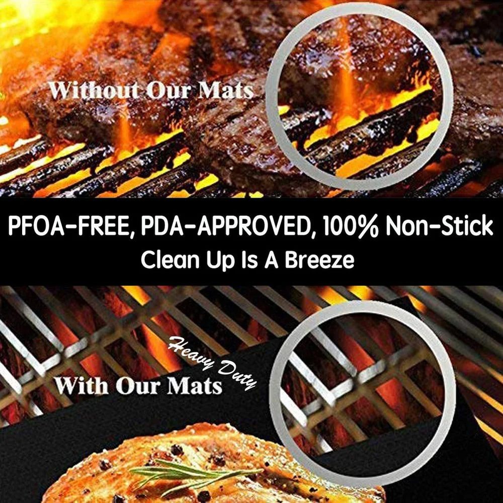 Tapis de barbecue antiadhésif