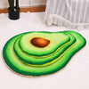 Tapis en peluche en forme d'aliment pour animaux