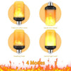 Lote de 2 bombillas LED efecto llama