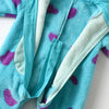 Baby-Fleeceoverall mit Kapuze