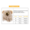 Costume crinière de lion pour chien et chat