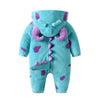Baby-Fleeceoverall mit Kapuze