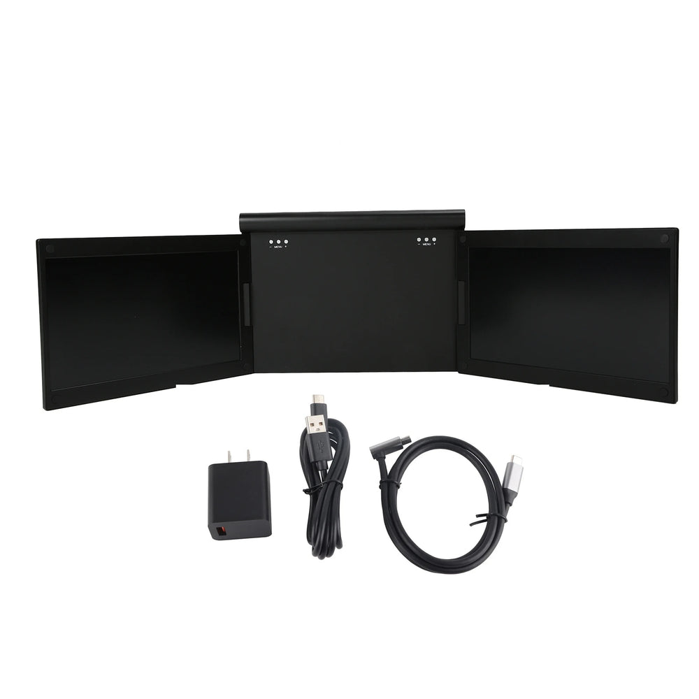 Portable dual-screen monitor for laptop
