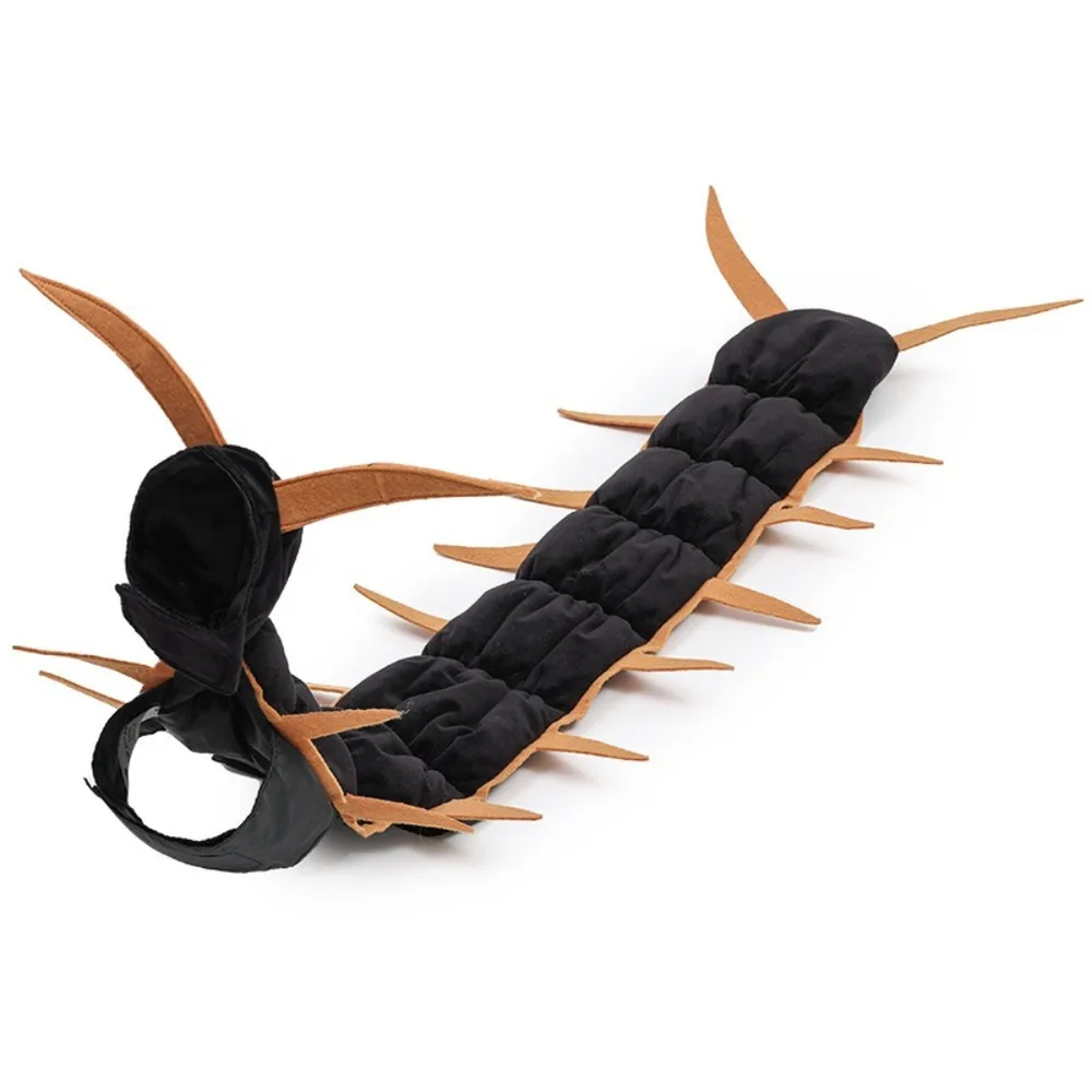 Costume mille-pattes pour chat, finition Gold