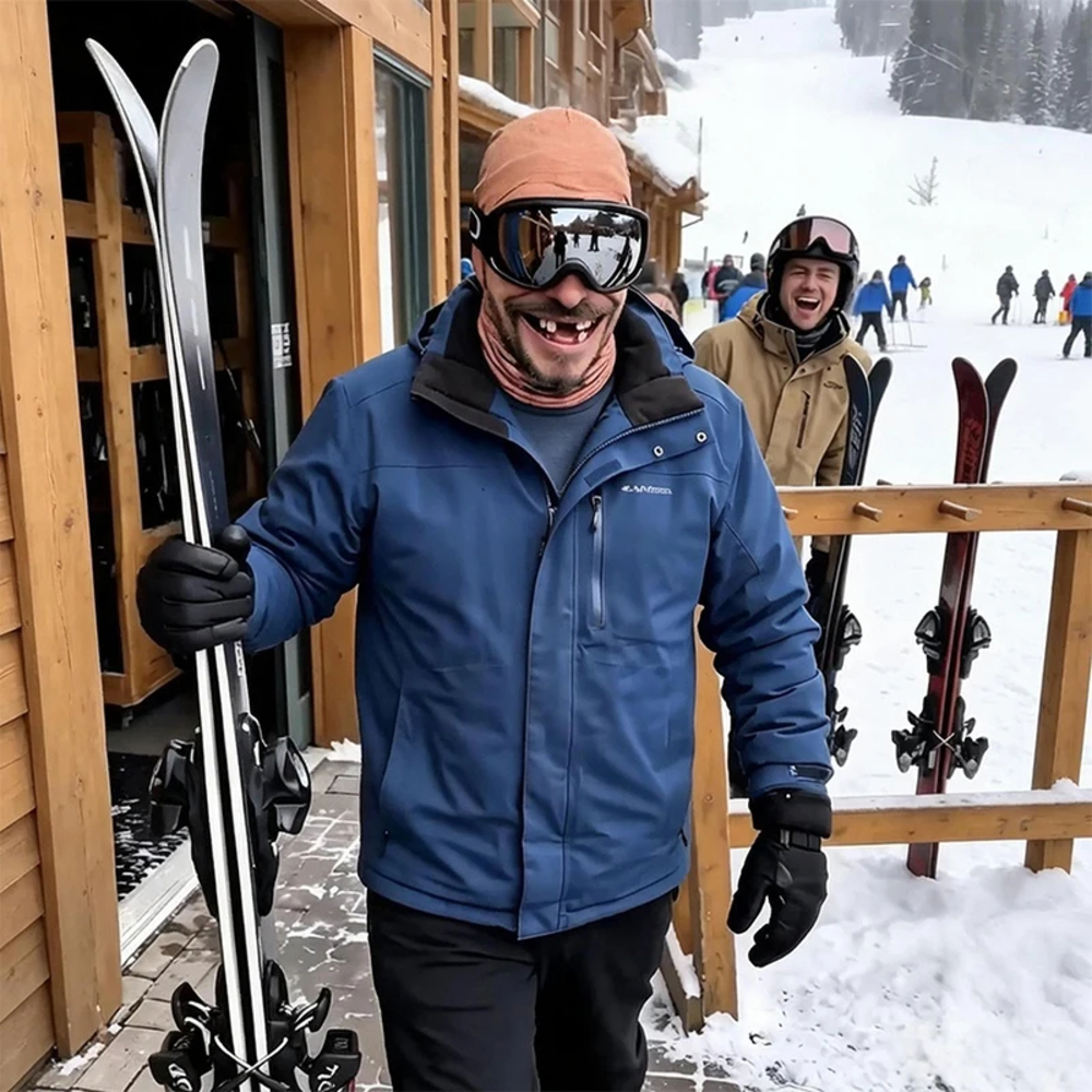 Cagoule visage de grand-père