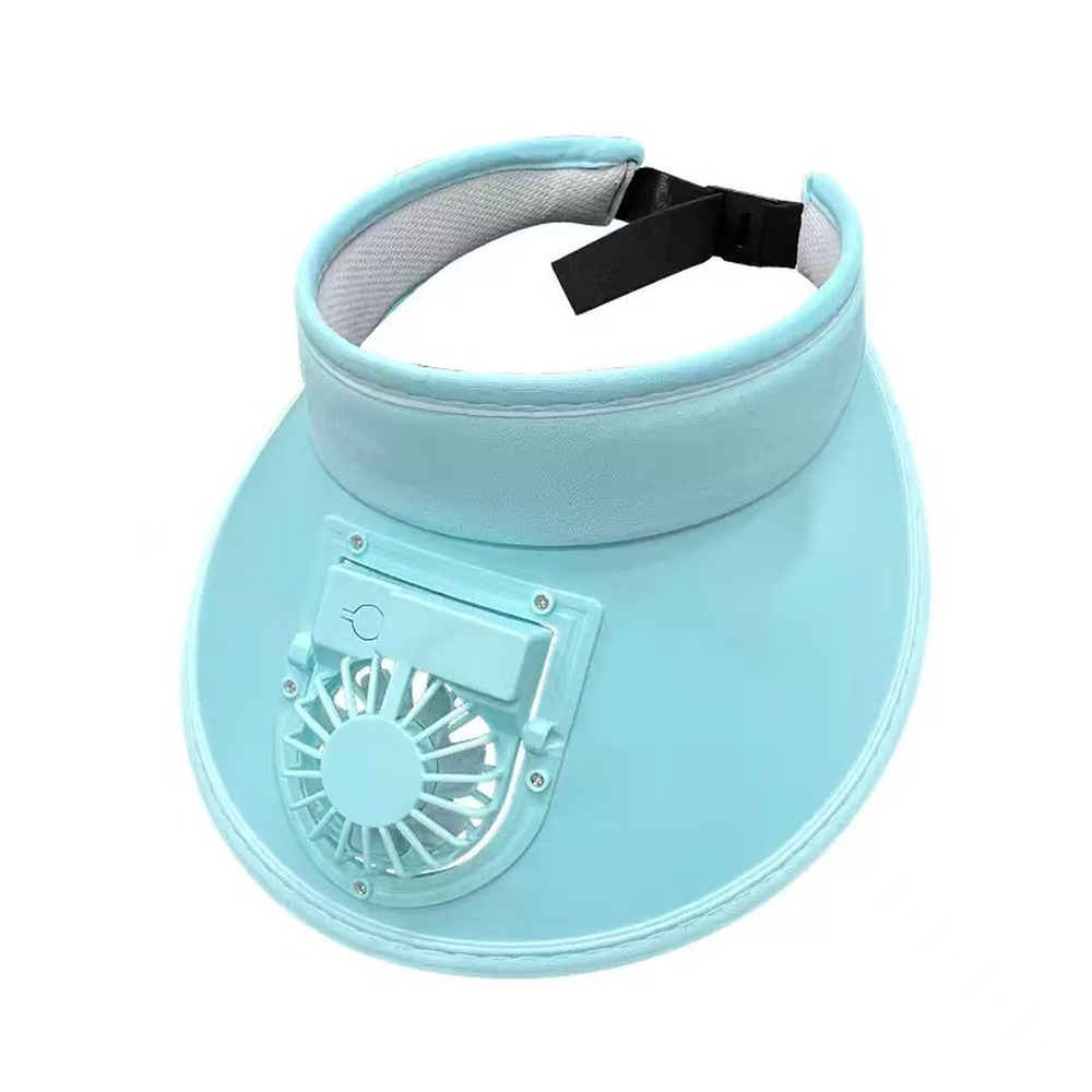 Wiederaufladbares Sonnenvisier mit Ventilator
