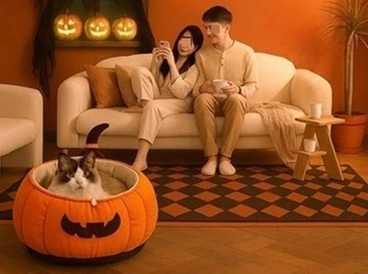 Cuccia zucca per gatti