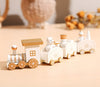 Trenecito de Navidad de madera