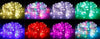 Ocho colores de iluminación de la guirnalda RGBIC