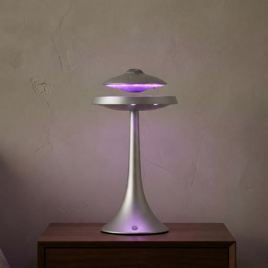 Lampada cassa Bluetooth UFO a levitazione