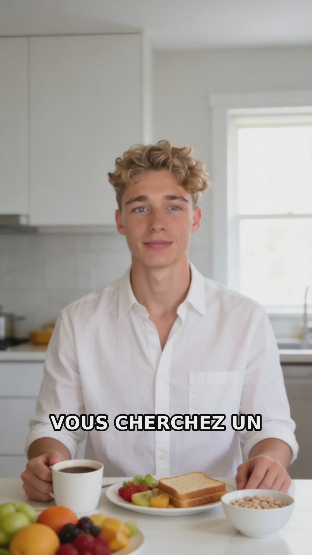 Vidéo de la cagoule visage de grand-père